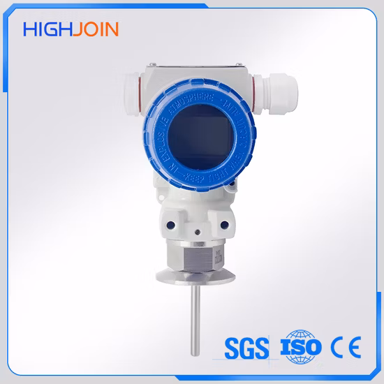 Stainless Steel Probe Temperature Sensor Temperature Transmitter with PT100 K S J