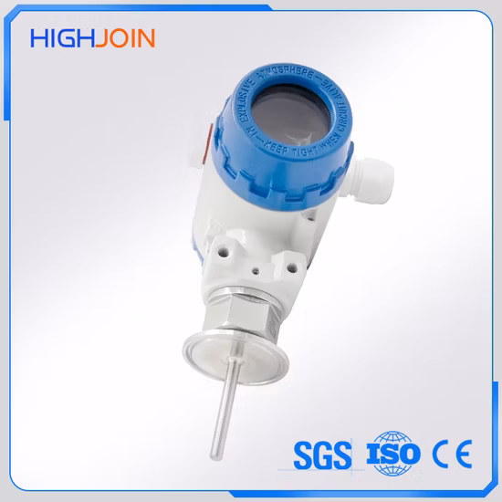 Stainless Steel Probe Temperature Sensor Temperature Transmitter with PT100 K S J